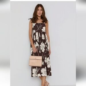 Tory Burch Tie-Shoulder Beach Daisy Dress Size‎ L